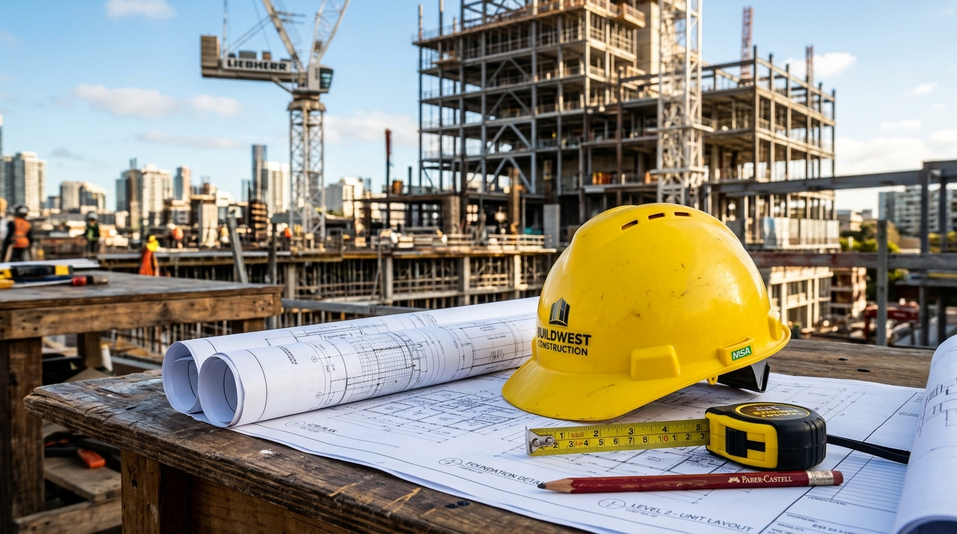ALMN Yapı İnşaat Baret ve Proje Çizimleri